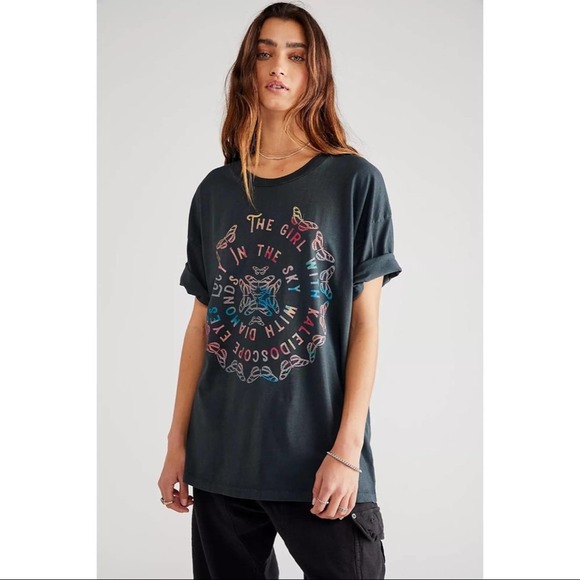 Free People Tops - NEW Free People x Daydreamer The Girl With The Kaleidoscope Merch Tee